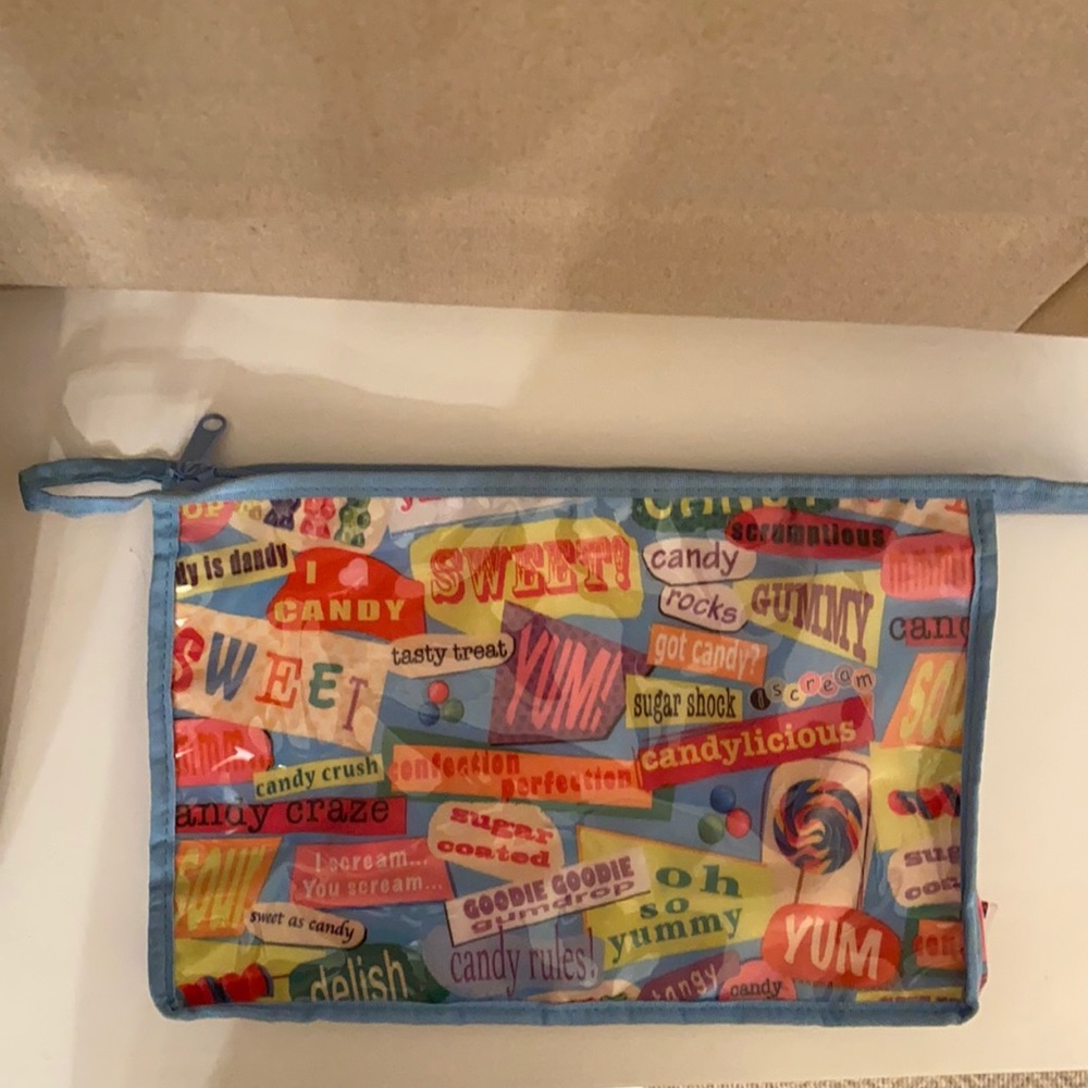 Iscream laminated cosmetic bag